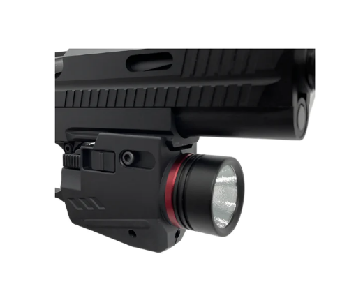 Tactical 150 Lumen Pistol LED Torch & Red Laser Combo - Gel Blaster Parts & Accessories For Sale