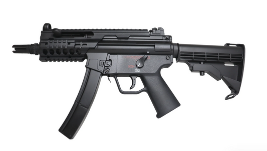 Well MP5K/G56 PDW Green Gas powered SMG (M4 Stock) - Gel Blaster Guns, Pistols, Handguns, Rifles For Sale