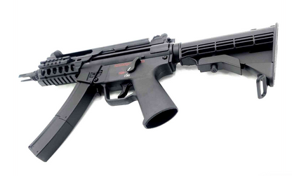 Well MP5K/G56 PDW Green Gas powered SMG (M4 Stock) - Gel Blaster Guns, Pistols, Handguns, Rifles For Sale