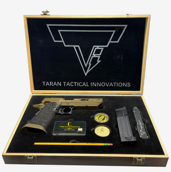 Golden Eagle Sand Viper TTI John Wick Wood Case Edition - Gel Blaster Guns, Pistols, Handguns, Rifles For Sale