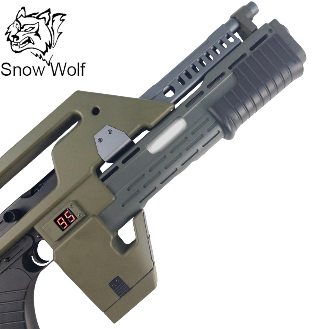 SW Aliens M41A Pulse Rifle – Green SW-11OD - Gel Blaster Guns, Pistols, Handguns, Rifles For Sale