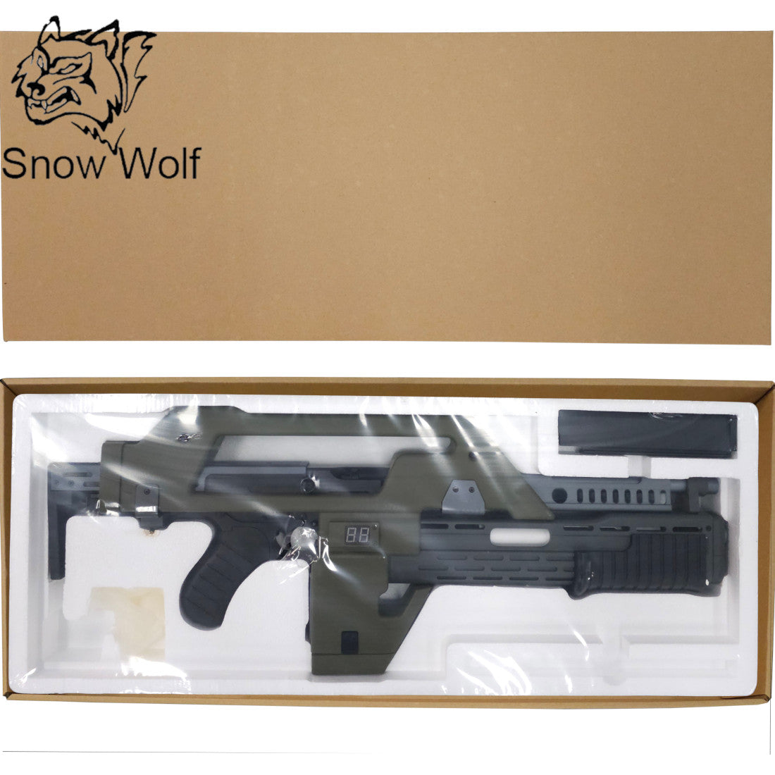 SW Aliens M41A Pulse Rifle – Green SW-11OD - Gel Blaster Guns, Pistols, Handguns, Rifles For Sale