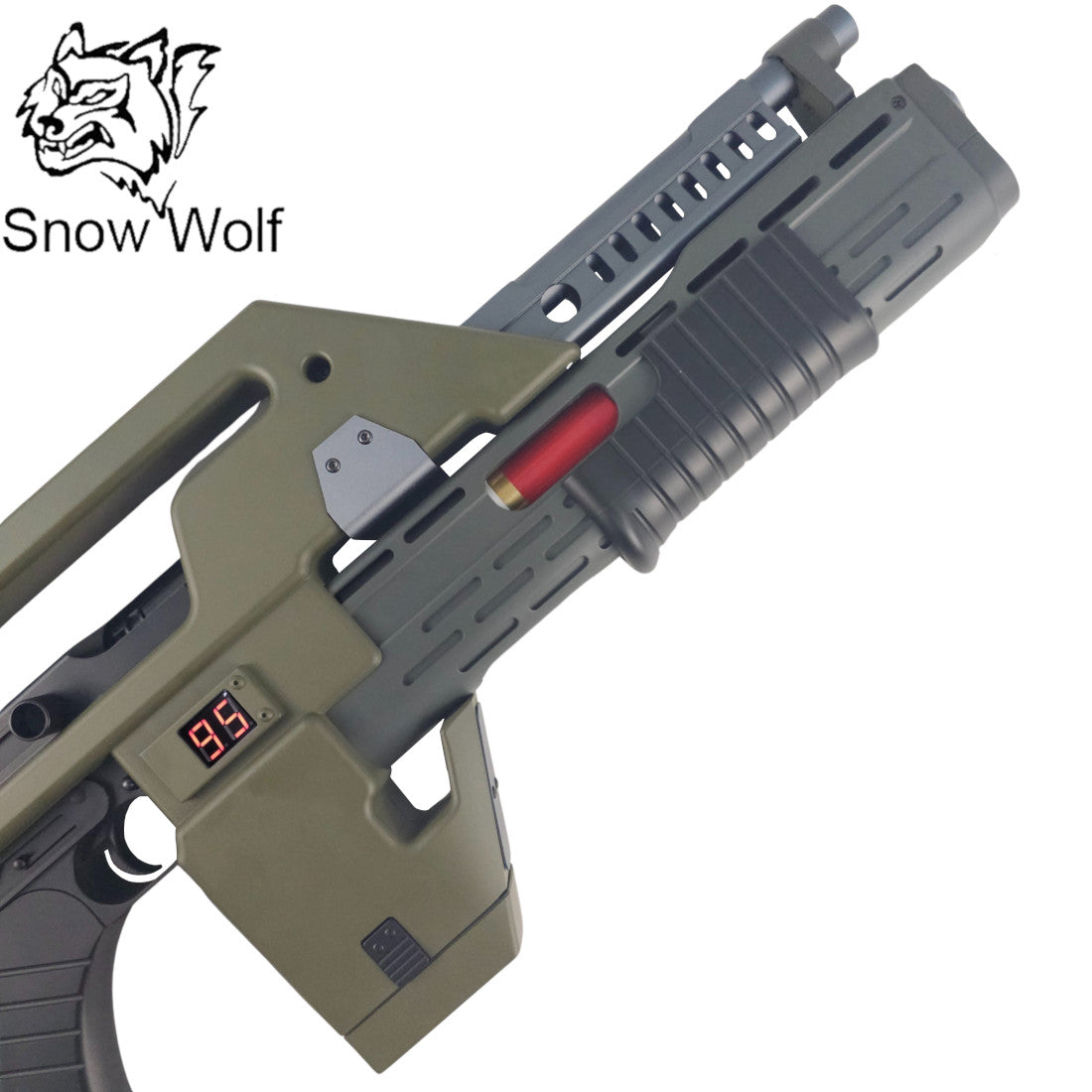 SW Aliens M41A Pulse Rifle – Green SW-11OD - Gel Blaster Guns, Pistols, Handguns, Rifles For Sale