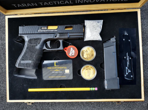 Double Bell G19 TTI John Wick Wood Case Edition - Gel Blaster Guns, Pistols, Handguns, Rifles For Sale