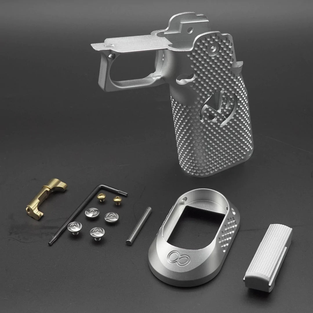 Hi-Capa CNC Aluminum Grip Set to suit TM Spec Pistols - Gel Blaster Guns, Pistols, Handguns, Rifles For Sale
