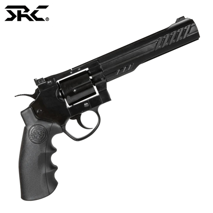 SRC TITAN 6’ REVOLVER GELSOFT BLASTER - BLACK - Gel Blaster Guns, Pistols, Handguns, Rifles