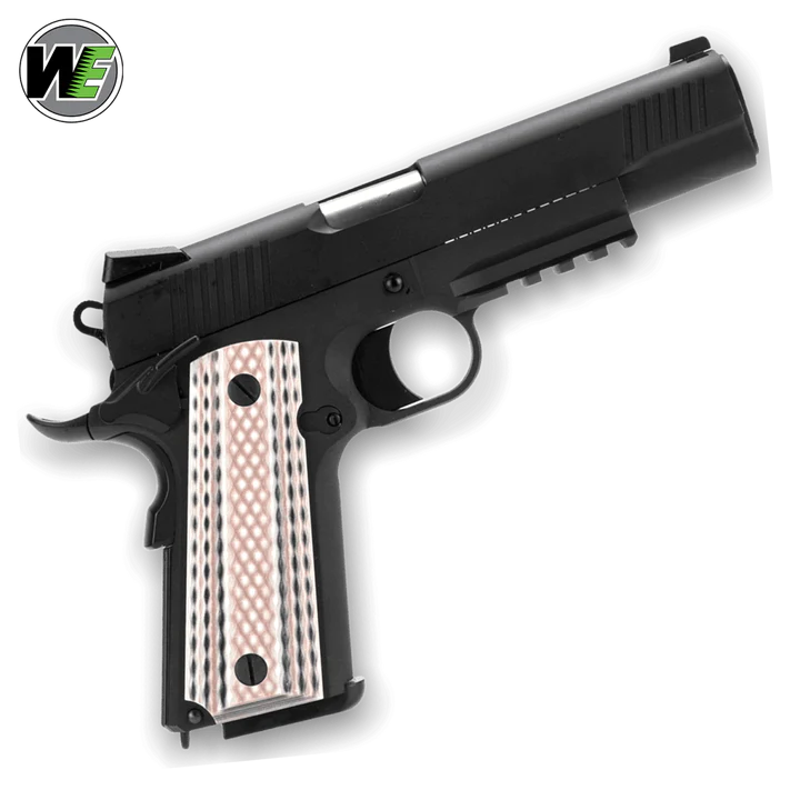 WE TECH 1911 M45A1 GELSOFT GAS BLOWBACK PISTOL - BLACK - Gel Blaster Guns, Pistols, Handguns, Rifles For Sale