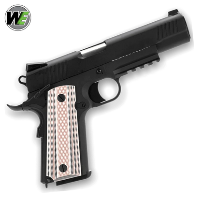 WE TECH 1911 M45A1 GELSOFT GAS BLOWBACK PISTOL - BLACK - Gel Blaster Guns, Pistols, Handguns, Rifles For Sale